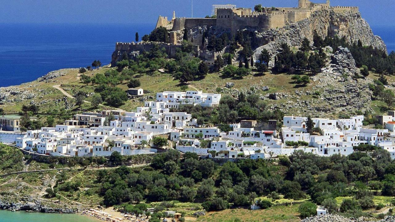 Villa Vasilia Lindos  Ngoại thất bức ảnh